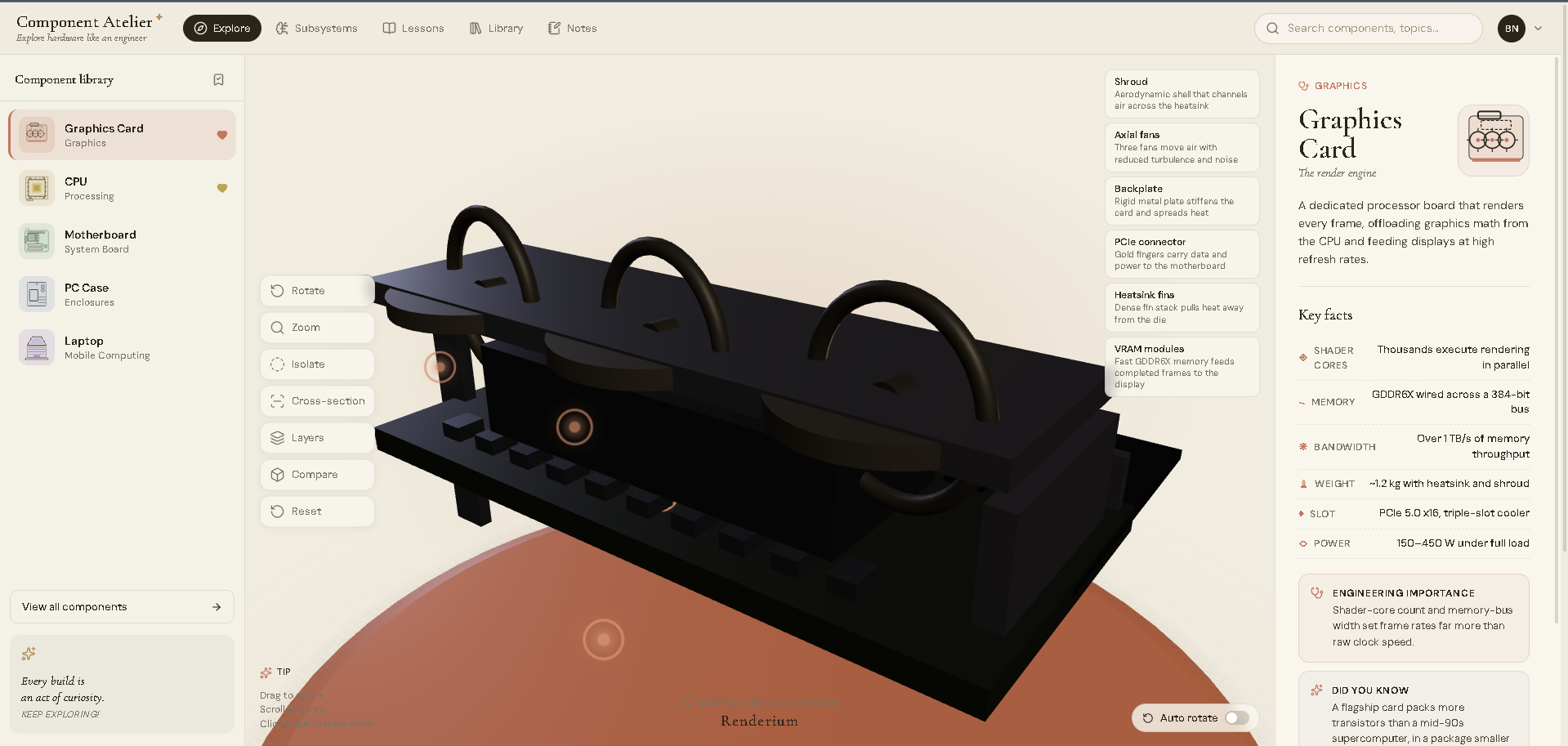 PC 3D Components Workshop